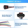 thumbnail image 4 of Arnés de cable del sensor de flujo de aire Unique Bargains para Chevrolet Blazer 2.0L 12671625, 4 of 7