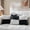 Black White, variant on 2 Packs Boho Decorative Throw Pillow Covers for Couch Bed Sofa, Farmhouse Home Decor, Soft Corss Corduroy Patchwork Textured Accent Cushion Case(Cream,40 x 40 cm (Pack of 2))