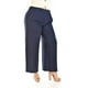 thumbnail image 2 of Pantalon de pierna ancha Roman Fashion /Tallas Extras, 9202 (Azul marino) azul marino 36, 2 of 6