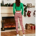 thumbnail image 5 of hotojiny High Waisted Leggings for Women Merry Christmas Comfortable Stretchy Slim Fit Tights Soft Workout Yoga Leggings, 5 of 7