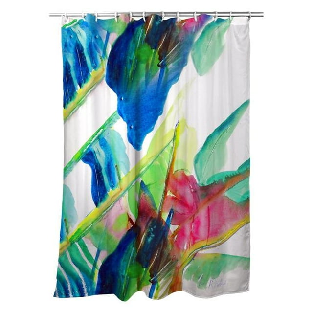 Betsy Drake SH1123 Rose Palmiers Rideau de Douche