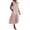 Pink, variant on QUYUON Shirt Dresses for Women Cotton Linen Midi Dress Summer V-Neck Sleeveless Button-Down Front Blouse Dress with Pockets Beach Sundress Style A-163