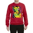 thumbnail image 2 of Wild Bobby, Colorful Woman Marilyn Monroe Pop Culture Unisex Crewneck Graphic Sweatshirt, Red, X-Large, 2 of 3