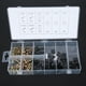 thumbnail image 4 of Juego de tornillos con clip en U, 170 piezas de acero al carbono UU Clipand Tornillo U Clipand Surtido de tornillos Uso conveniente VoborMX herramienta, 4 of 8
