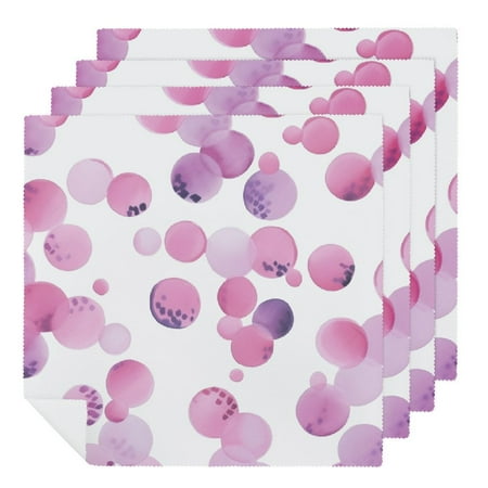 

Facannap Berries Cloth Napkins Hotel Home Banquet Atmosphere Embellishment Polyester Reusable Fabric for Events Dinner Napkin Dining Table Kitchen Party Housewarming Farmhouse Decor 4 PCS
