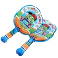 thumbnail image 1 of Skin 2pcs Badminton Racket, Badminton Racquets, Light Weight For 3 Years Old Or Older Child Kids Home, 1 of 8
