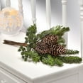 thumbnail image 2 of Regency International 20" Natural Touch Pine/Spruce  W/Pinecones Bundle - Green Brown, 2 of 4