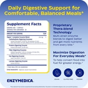Enzymedica Digest Complete. Digestive Enzyme Supplement for Men & Women, Supports Gut Health, Helps Gas & Bloating, Kosher & Vegan, 30 Capsules
