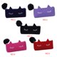thumbnail image 5 of Vogacara Bolsa de almacenamiento de gato de dibujos animados para maquillaje cosmético de franela suave y bonita, estuches para lápices y Animales de peluche y juguetes de peluche negro, 5 of 6
