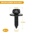 thumbnail image 6 of 101-Piece Engine Cover Push Retainer Clips Set for Lexus & Toyota, Compatible with Models Including Avalon & Camry, Replaces 90467-07201, 90189-06193, 90159-60477, Includes Fastener Removal Tool, 6 of 9