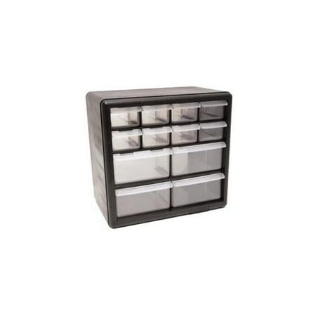 Homak HA01012001 12 Drawer Parts Organizer