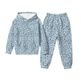 thumbnail image 3 of Kiijoy Boys Leopard Print Outfits Casual Pullover Hoodie Sweatpants Sweatsuits, Sizes 3-13, 3 of 3