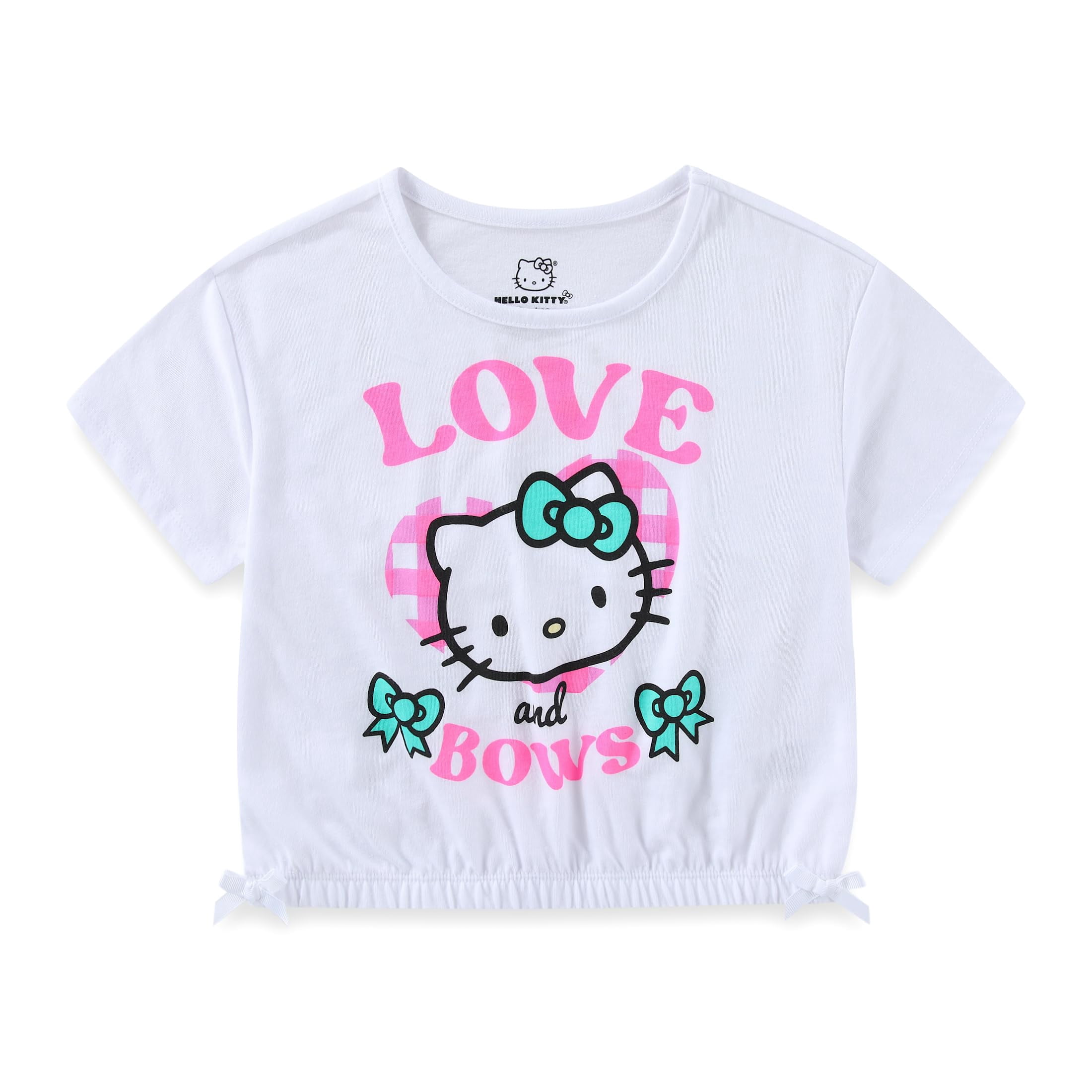 Hello Kitty Sanrio Short Sleeve T-Shirt and Skirt Set (Girls), 2 Piece Set, Sizes 4-10