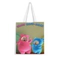 thumbnail image 1 of Billy Bam Bam Bolso de tela con estampado de lienzo para mujer, bolsa de compras reutilizable y estética, con cremallera interior, regalo para mujer,40*40cm., 1 of 6
