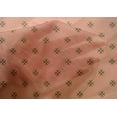 thumbnail image 4 of oneOone Cotton Silk Peach Fabric Diamond Shape Small Dress Material Fabric Print Fabric By The Yard 42 Inch Wide, 4 of 4