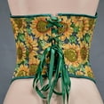 thumbnail image 4 of Lilgiuy Women Sunflower PrintBandage RetroCourt Vintage Corset Straps Tank Top Yellow,12 2022 Fall Winter, 4 of 5