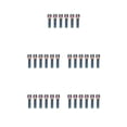 thumbnail image 1 of ziyahi Lot de 6 Vis de Potence de Vélo en Acier Inoxydable Ressorts Hexagonaux Pièces de Rechange Colorées M5 5Ensemble, 1 of 6