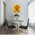 thumbnail image 3 of HFDF Sunflowers by Vcent Van Gogh The World Classic Art Reproductions, Giclee Canvas Prts Wall Art for Home Decor, es 12x16inch Framed, 3 of 6