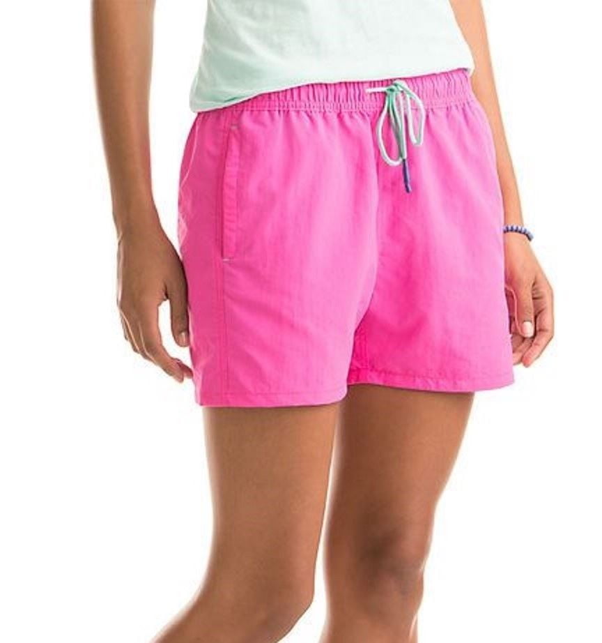Vineyard Vines Women's Performance Weekend Shorts in Bright Pink 3.5