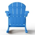thumbnail image 4 of WestinTrends Malibu Outdoor Patio Porch Rocking Adirondack Chair (Set of 2), Pacific Blue, 4 of 16