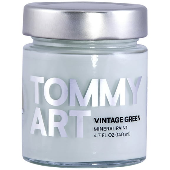 Tommy Art Chalk-Based Mineral Paint 140ml-Vintage Green
