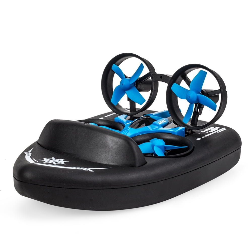 JJRC Mini Drone for Kids Remote Control Rc Car 3 In 1 Hovercraft Quadcopter New 