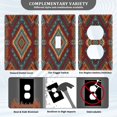 thumbnail image 3 of Light Switch Cover Switch Plate Outlet Cover Plug Cover for Electrical Duplex Outlets Vibrant Tribal Pattern, 3 of 6