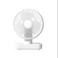 thumbnail image 4 of Ventilador con luz y sonido, con carga USB, para estudiantes, oficina, hogar, 4000 mA, estilo creativo, 4 of 4