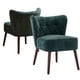 thumbnail image 3 of Yeshouse Sofá sillas para sala de estar, silla tapizada, sofá individual con asiento de salón y patas de madera para el dormitorio, sillas ocasionales para la oficina/dormitorio/espacios de lectura, 3 of 8