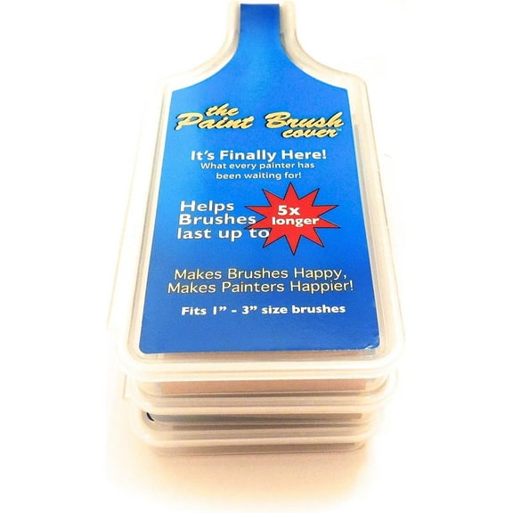 The Paint Brush Cover 3 Pack. Professional Painting Brush Holder/Case. Holds 1" to 3" Brushes