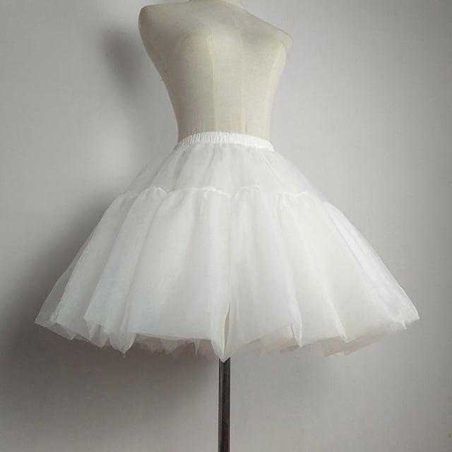Falda de tul en capas con enagua para mujer para cosplay de Lolita, baile de ballet y bodas