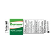 Devrom Banana Flavored Flatulence Deodorizer and Internal Deodorant Chewable, 100 Tablets, 2PK