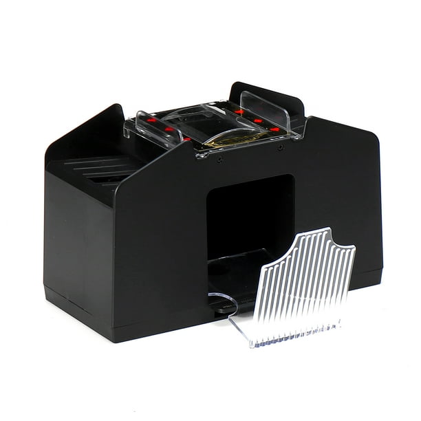 premium automatic card shuffler battery operated holds