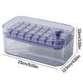 thumbnail image 2 of JingChun Ice Cube Tray with Lid and Bin, Silicone Plastic Ice Cube Trays for Freezer with Ice Box, Stackable Ice Tray with Storage Ice Bucket Kits,Ice Scoop, 2 of 3