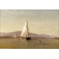 thumbnail image 1 of 24"x36" Gallery Poster, Francis Augustus Silva - The Hudson at the Tappan Zee 1876, 1 of 1