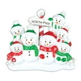 thumbnail image 5 of Ornaments by Elves Personalized Christmas Ornaments 2024 Snowman Family of 7 North Pole Decorations, 5 of 10