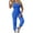 Blue, variant on Rbaofujie Womens Jumpsuits, Women's Casual Overalls Sleeveless One-Piece Waist Suspenders Leggings Jumpsuits Yellow