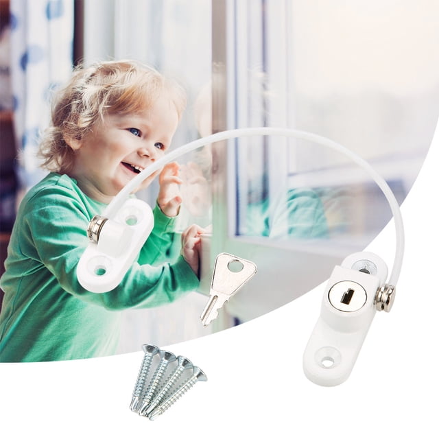 Cerradura De Seguridad Resistente Y Duradera Con Llave Que Mantiene Al Bebé Seguro Para La Ventana