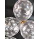thumbnail image 4 of 20 piezas de decoración para fiesta de cumpleaños de Navidad en el país de las maravillas invernal, globos de nieve navideños en azul plateado y blanco, 4 of 5