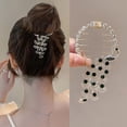 thumbnail image 2 of Elegant Peacock Shape Hair Claw Shining Rhinestone Hair Clip Women Hair Barrette Girl Bun Hair Holder Hairpin Jewelry Hair Accessories, 2 of 8