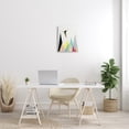 thumbnail image 2 of Stupell Industries Abstract Geometric Shape Trees Person Jumping Canvas Wall Art, 16 x 20, Design by Cassia Beck, 2 of 5
