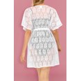 thumbnail image 4 of HAPPY BAY Women's Bathing Suit Cover-up Casual Dress XL-XXL Pearl, Crochet Floral, 4 of 5