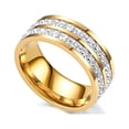 thumbnail image 2 of Sonducket Anillo de mujer Adornos de joyería Decoración de mano Hermosas decoraciones de vestir Compromiso de boda Anillos de mujer Accesorio Ropa, zapatos y accesorios Miscelánea Oro/2 capas, 2 of 6