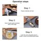 thumbnail image 4 of Stainless Steel Kitchen Garlic Muddler Comfortable Grip Garlic Presser For Kitchen Restaurant, 4 of 5