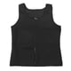 thumbnail image 2 of Men Zipper Fitness Shapewear Tank Top L Size All Black Quick Dry Male Workout Slimming Tank Top, 2 of 4