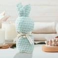 thumbnail image 5 of SPOORYYO Bunny Shaped Pineapple Warp Knit Towel - Super Soft, Cute Design, Multi-functional for Bath and Play, 5 of 6