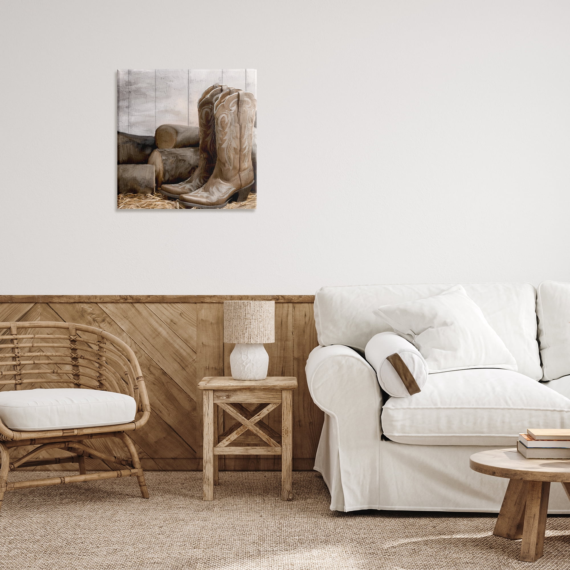Stupell Industries Kick Off Your Boots Canvas Wall Art, design by Kim Allen