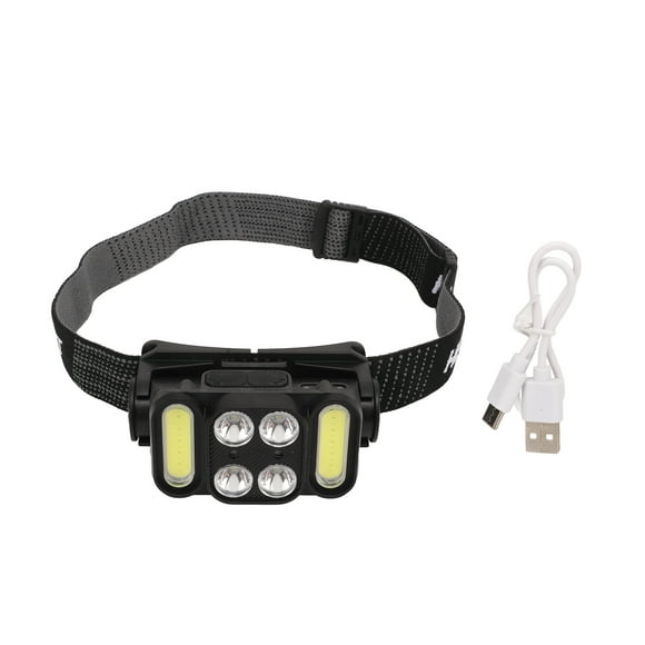 Linterna de lámpara de cabeza, faro K362 COB reflector LED lámpara de cabeza con sensor de faro altamente versátil