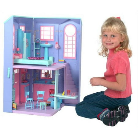 Barbie TALKING TOWNHOUSE Playset TOWN HOUSE w LIGHTS, SOUNDS & More! (2002)