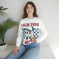 thumbnail image 4 of Retro Calm Your Mitts Funny Baseball Sweatshirt Baseball Mom Shirt Gift, 4 of 6